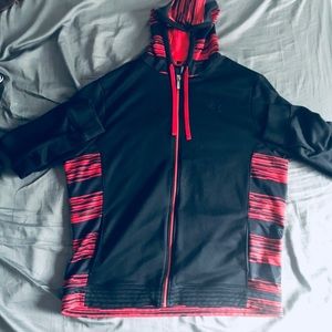 Red & Black Under armour jacket